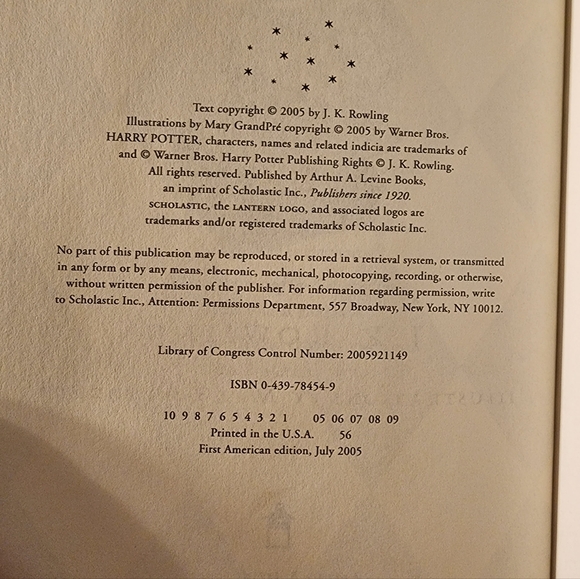 Harry Potter 1st Printings Books - Picture 3 of 5
